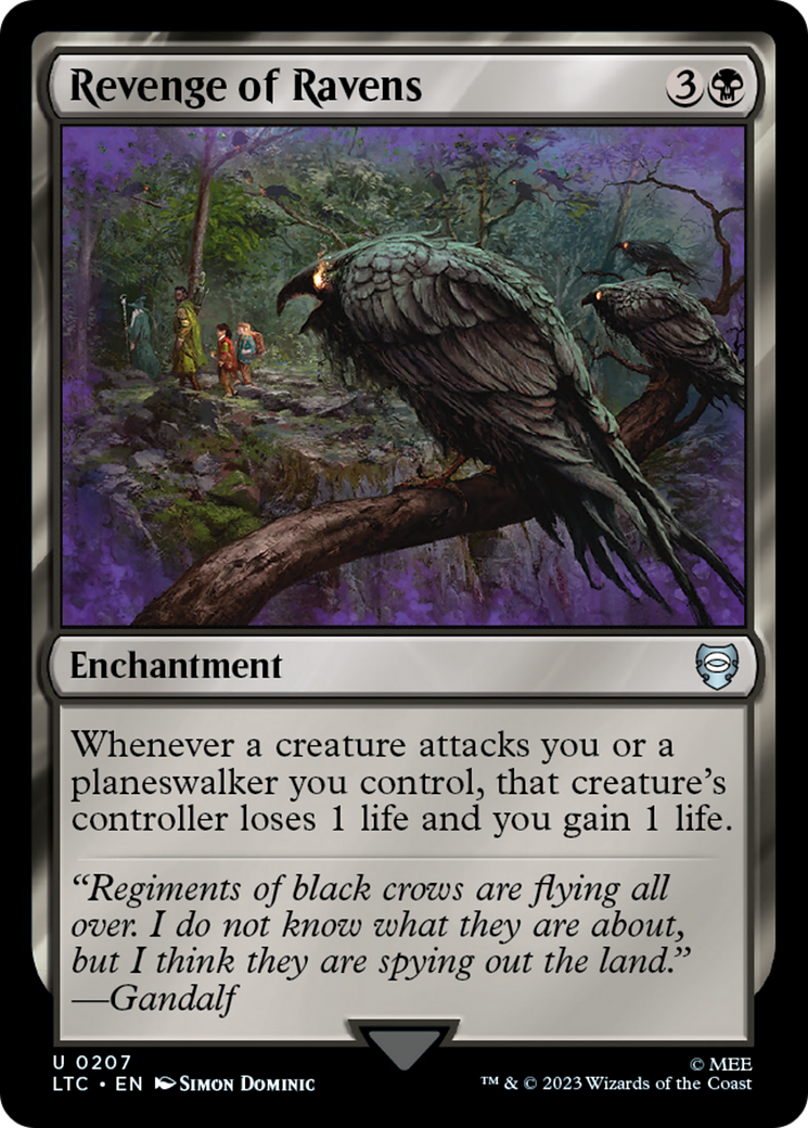 Revenge of Ravens [The Lord of the Rings: Tales of Middle-Earth Commander] | Jomio and Rueliete's Cards and Comics