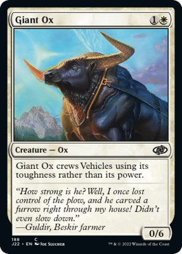 Giant Ox [Jumpstart 2022] | Jomio and Rueliete's Cards and Comics