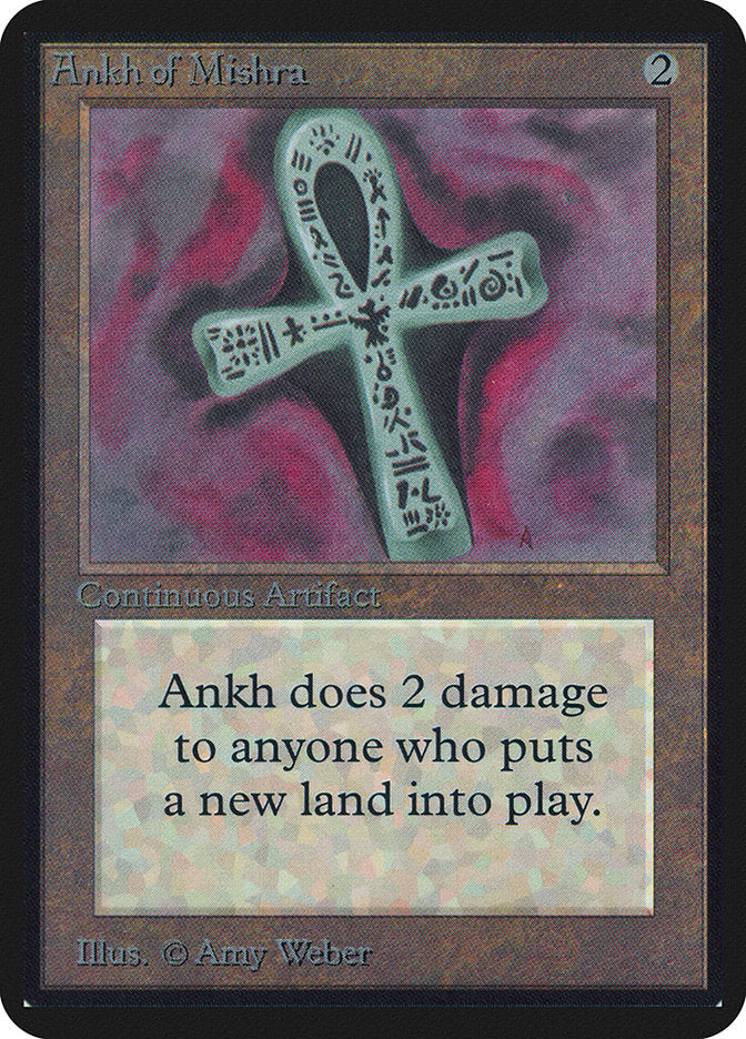 Ankh of Mishra [Alpha Edition] | Jomio and Rueliete's Cards and Comics