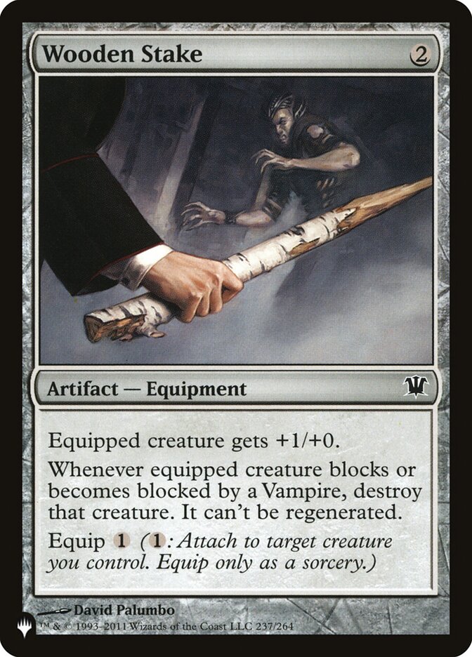 Wooden Stake [The List] | Jomio and Rueliete's Cards and Comics
