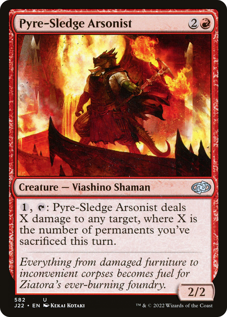 Pyre-Sledge Arsonist [Jumpstart 2022] | Jomio and Rueliete's Cards and Comics