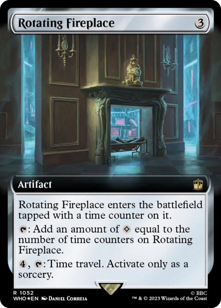 Rotating Fireplace (Extended Art) (Surge Foil) [Doctor Who] | Jomio and Rueliete's Cards and Comics