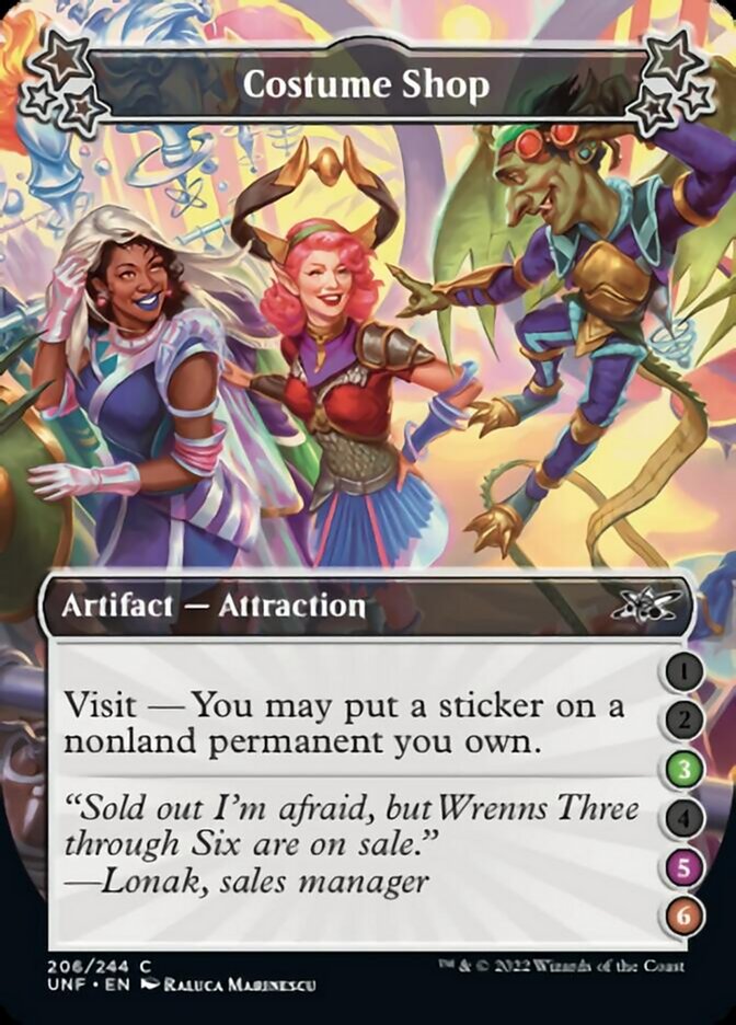 Costume Shop (3-5-6) [Unfinity] | Jomio and Rueliete's Cards and Comics