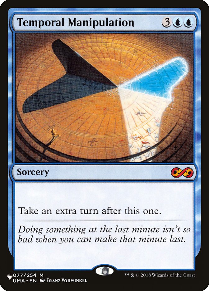 Temporal Manipulation [The List] | Jomio and Rueliete's Cards and Comics
