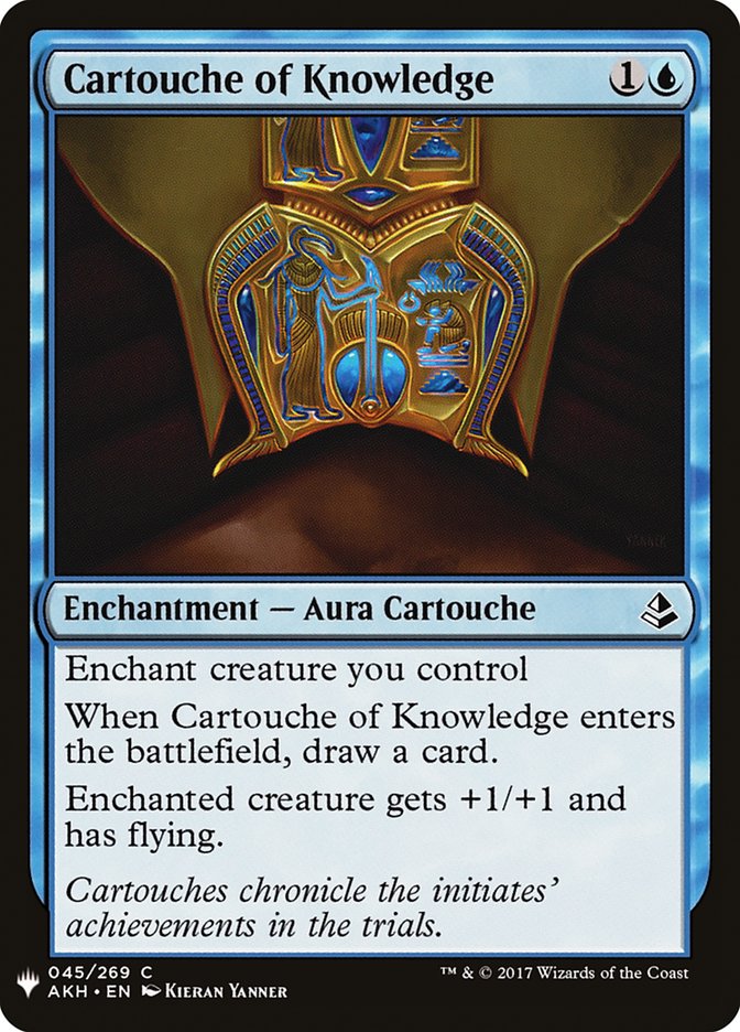 Cartouche of Knowledge [Mystery Booster] | Jomio and Rueliete's Cards and Comics
