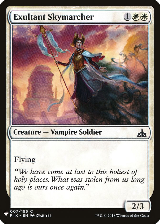 Exultant Skymarcher [Mystery Booster] | Jomio and Rueliete's Cards and Comics