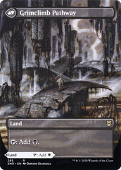Brightclimb Pathway // Grimclimb Pathway (Borderless Alternate Art) [Zendikar Rising] | Jomio and Rueliete's Cards and Comics