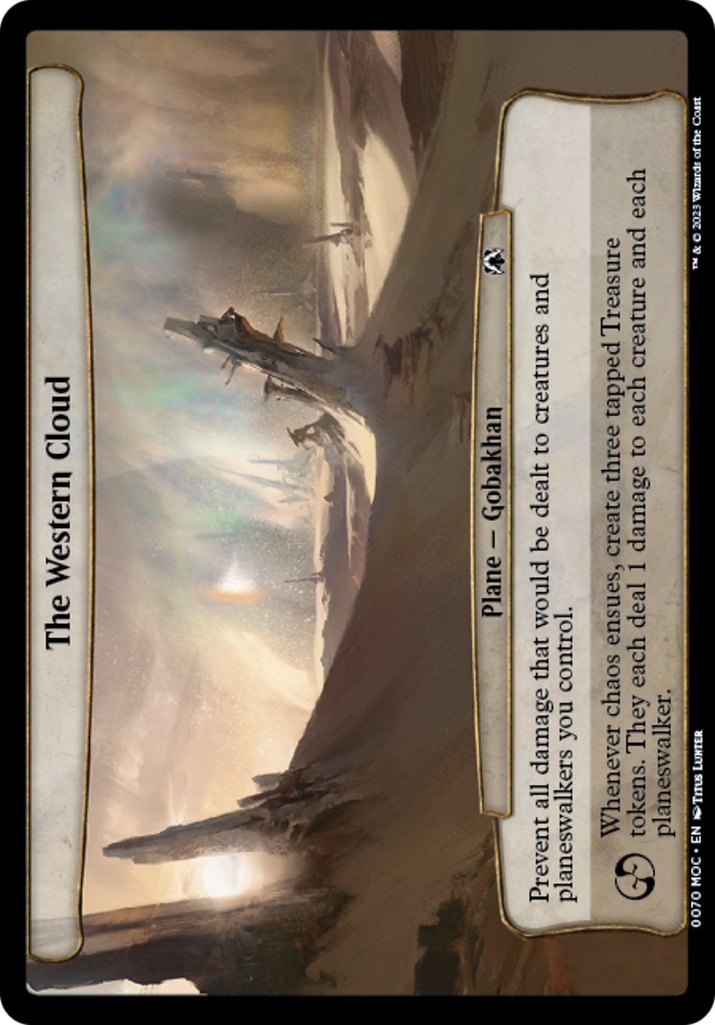 The Western Cloud [March of the Machine Commander] | Jomio and Rueliete's Cards and Comics