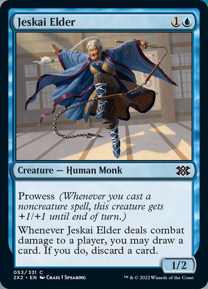 Jeskai Elder [Double Masters 2022] | Jomio and Rueliete's Cards and Comics