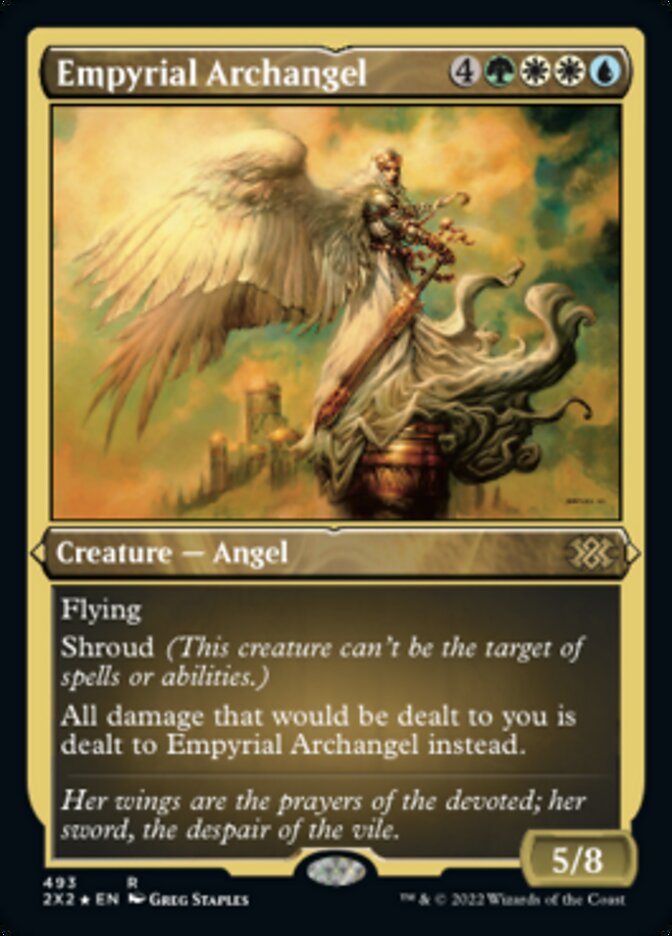 Empyrial Archangel (Foil Etched) [Double Masters 2022] | Jomio and Rueliete's Cards and Comics