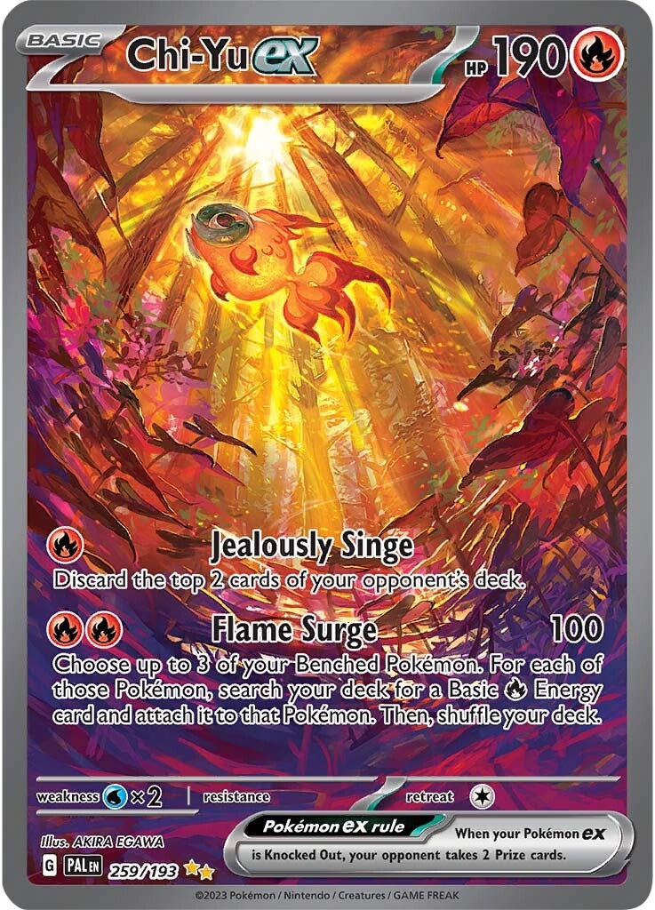 Chi-Yu ex (259/193) [Scarlet & Violet: Paldea Evolved] | Jomio and Rueliete's Cards and Comics