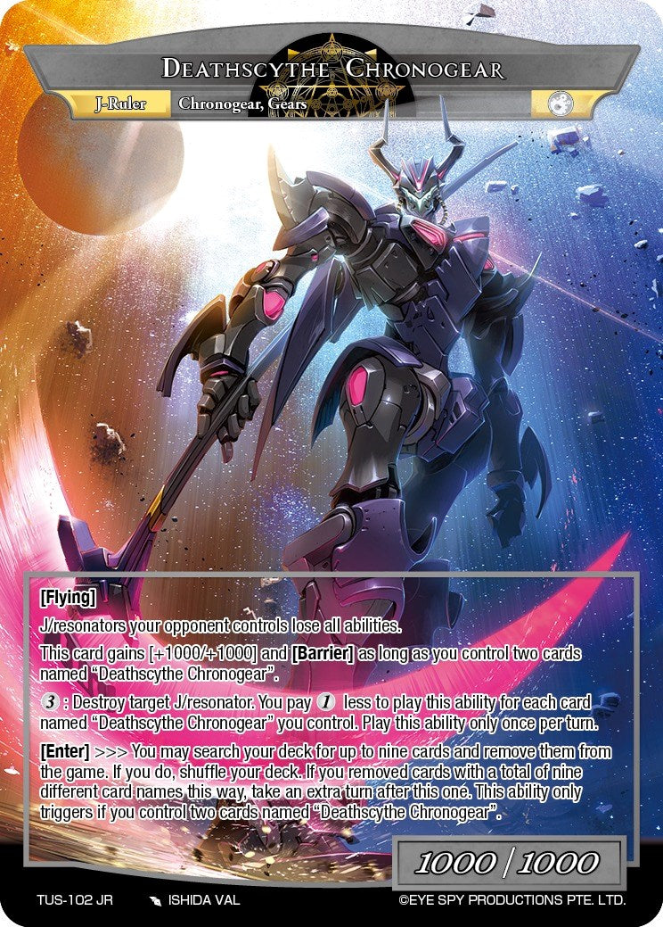 Twin Deathscythe, Severing Scythe // Deathscythe Chronogear (TUS-102 JR) [The Underworld of Secrets] | Jomio and Rueliete's Cards and Comics