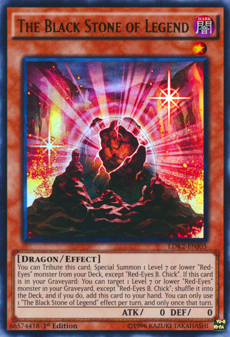 The Black Stone of Legend [LDK2-ENJ05] Ultra Rare | Jomio and Rueliete's Cards and Comics
