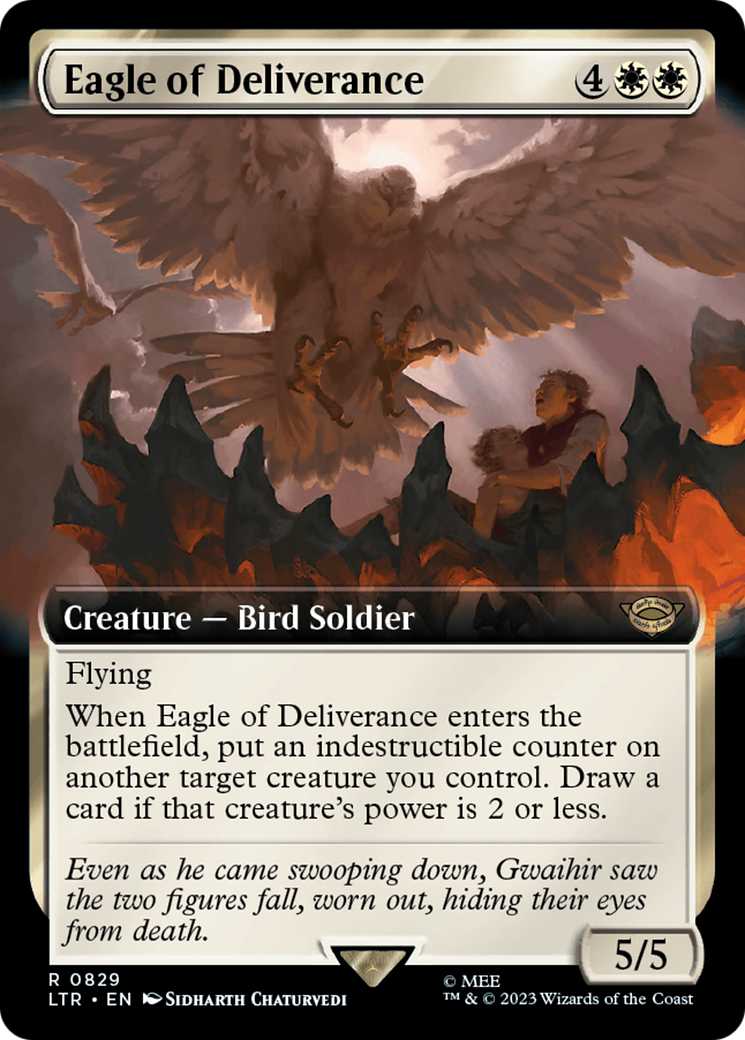 Eagle of Deliverance (Extended Art) [The Lord of the Rings: Tales of Middle-Earth] | Jomio and Rueliete's Cards and Comics