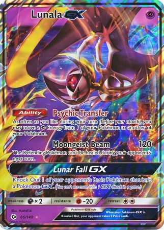 Lunala GX (66/149) (Jumbo Card) [Sun & Moon: Base Set] | Jomio and Rueliete's Cards and Comics
