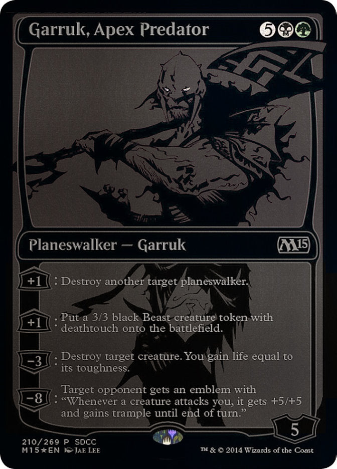 Garruk, Apex Predator [San Diego Comic-Con 2014] | Jomio and Rueliete's Cards and Comics