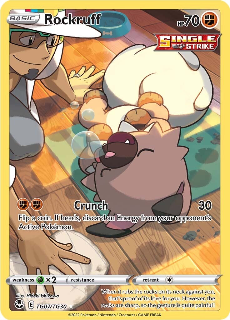 Rockruff (TG07/TG30) [Sword & Shield: Silver Tempest] | Jomio and Rueliete's Cards and Comics