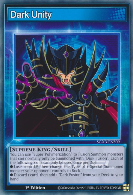 Dark Unity [SGX3-ENS09] Common | Jomio and Rueliete's Cards and Comics