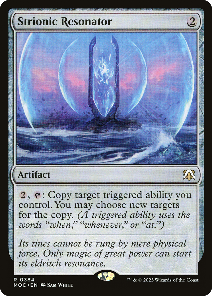 Strionic Resonator [March of the Machine Commander] | Jomio and Rueliete's Cards and Comics