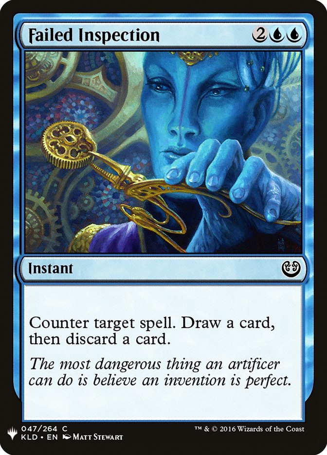 Failed Inspection [Mystery Booster] | Jomio and Rueliete's Cards and Comics