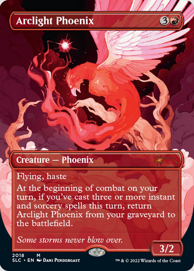 Arclight Phoenix (Borderless) [Secret Lair Countdown Kit] | Jomio and Rueliete's Cards and Comics