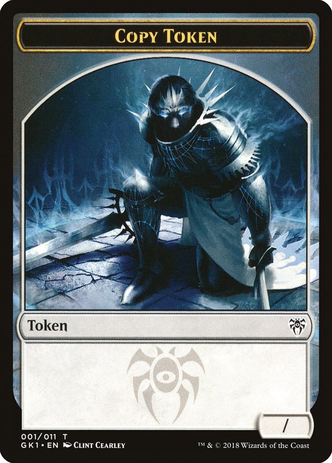 Copy // Horror Double-Sided Token [Guilds of Ravnica Guild Kit Tokens] | Jomio and Rueliete's Cards and Comics