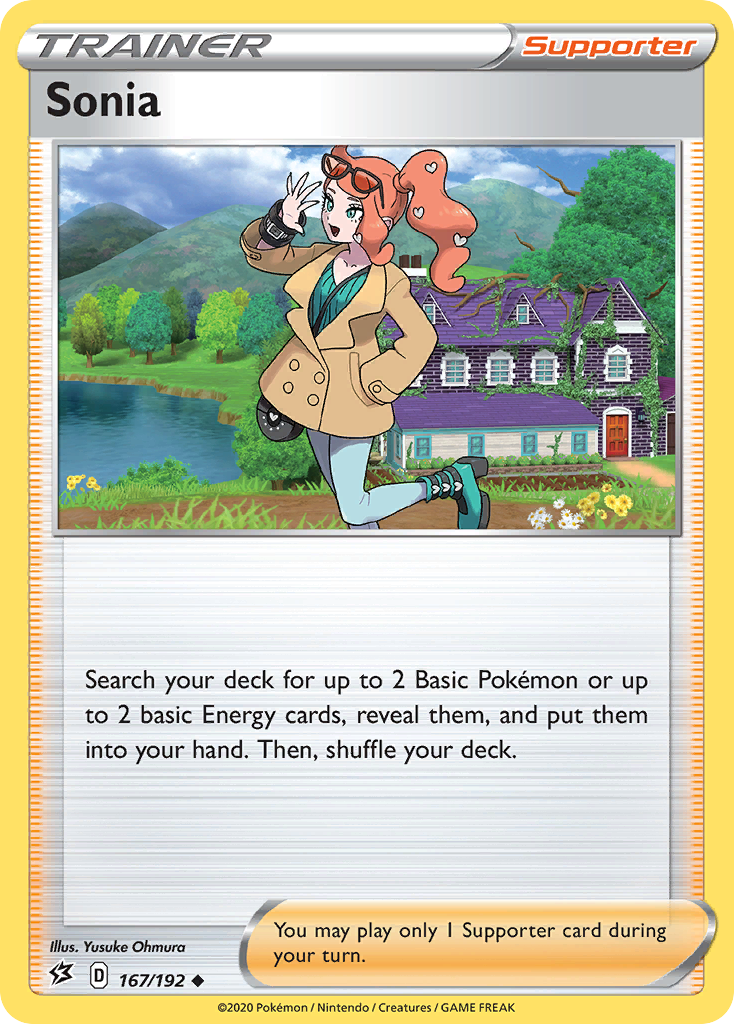 Sonia (167/192) [Sword & Shield: Rebel Clash] | Jomio and Rueliete's Cards and Comics