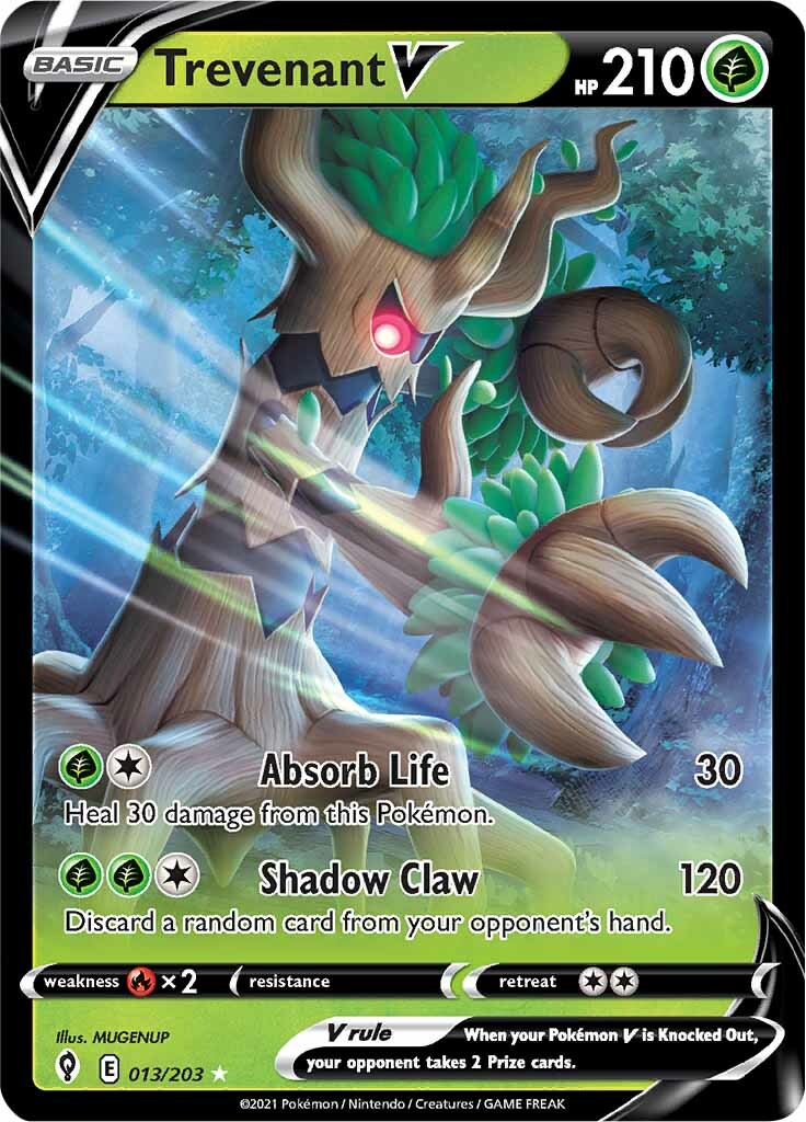 Trevenant V (013/203) [Sword & Shield: Evolving Skies] | Jomio and Rueliete's Cards and Comics