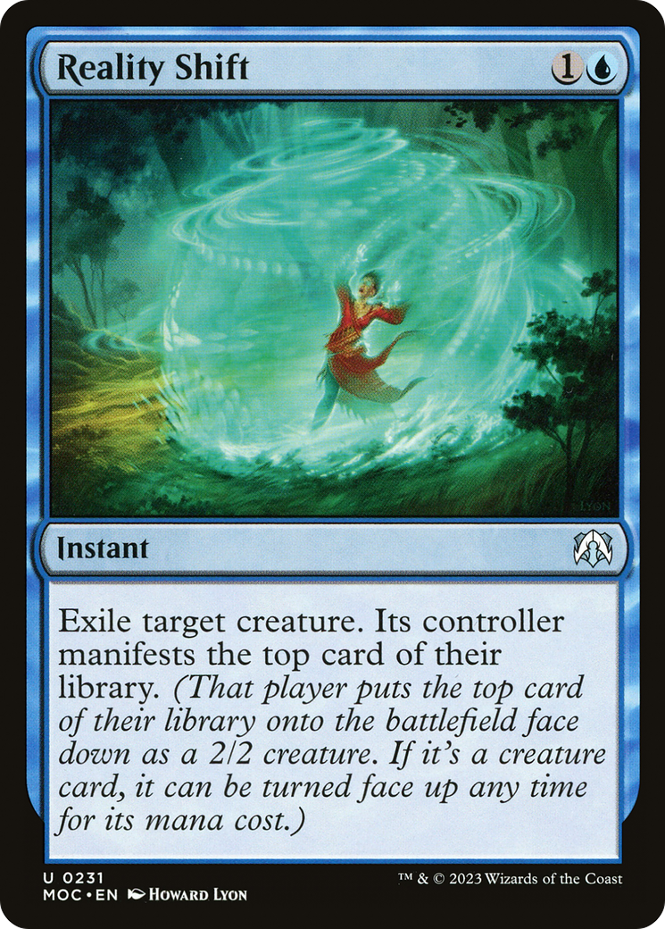 Reality Shift [March of the Machine Commander] | Jomio and Rueliete's Cards and Comics