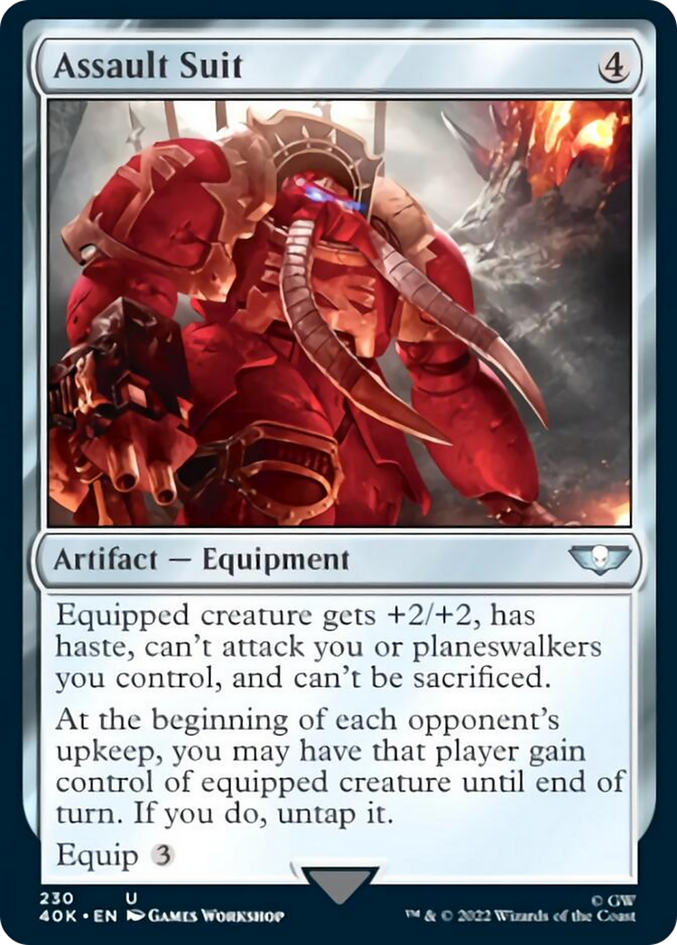 Assault Suit (Surge Foil) [Warhammer 40,000] | Jomio and Rueliete's Cards and Comics