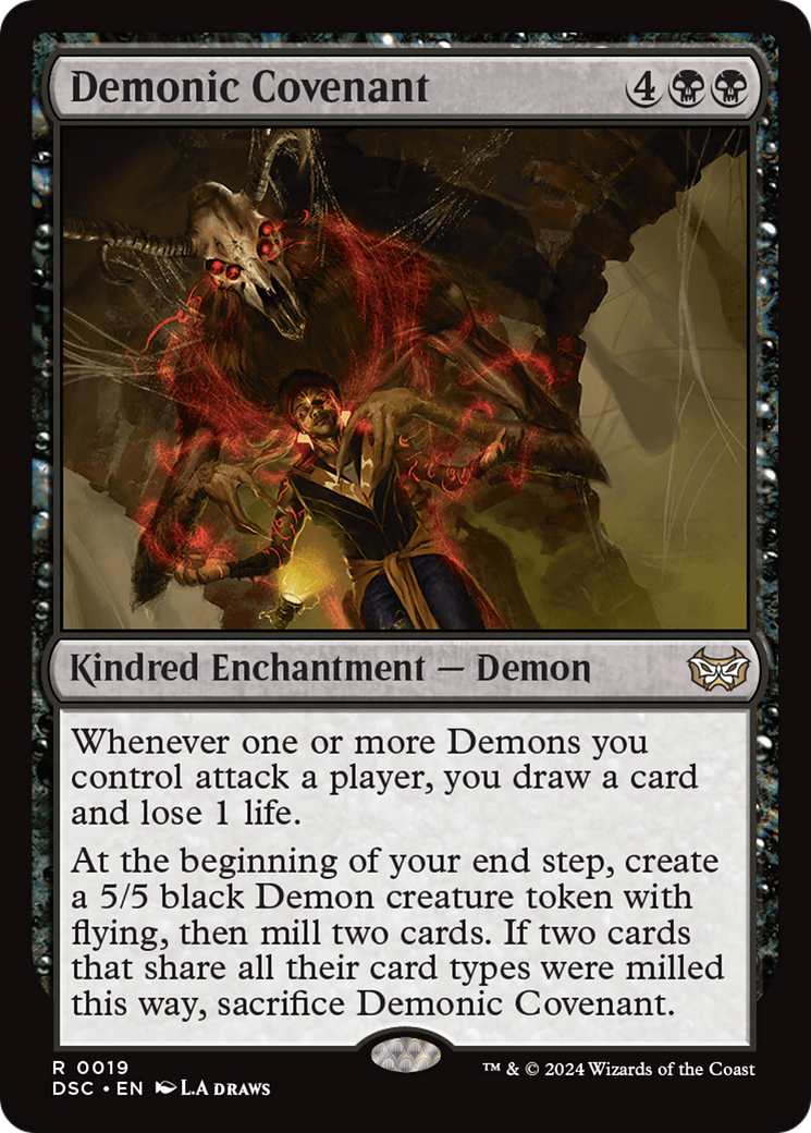 Demonic Covenant [Duskmourn: House of Horror Commander] | Jomio and Rueliete's Cards and Comics