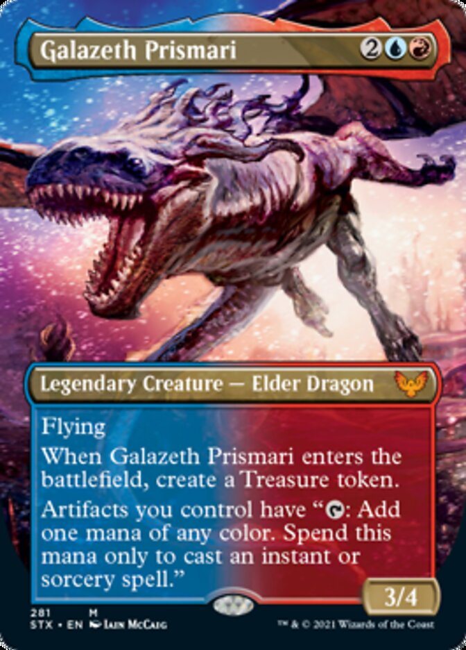 Galazeth Prismari (Borderless Alternate Art) [Strixhaven: School of Mages] | Jomio and Rueliete's Cards and Comics