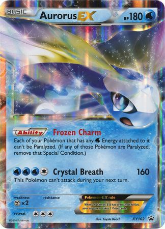 Aurorus EX (XY102) (Jumbo Card) [XY: Black Star Promos] | Jomio and Rueliete's Cards and Comics