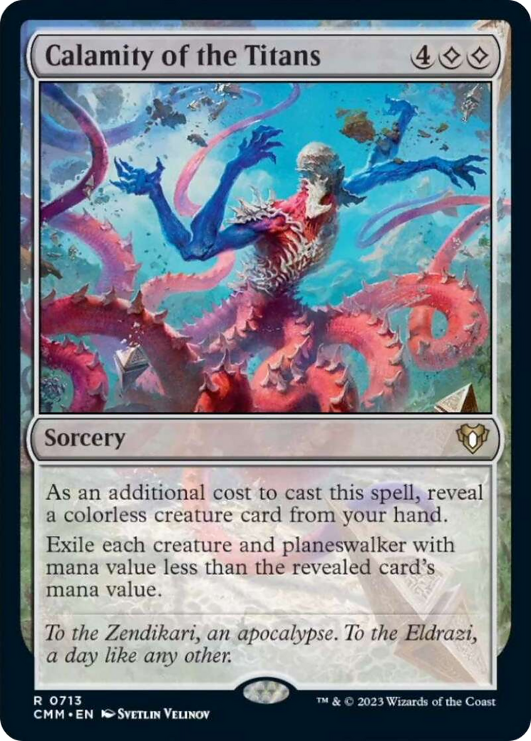 Calamity of the Titans [Commander Masters] | Jomio and Rueliete's Cards and Comics