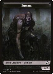 Illusion // Zombie Double-Sided Token [Dungeons & Dragons: Adventures in the Forgotten Realms Commander Tokens] | Jomio and Rueliete's Cards and Comics