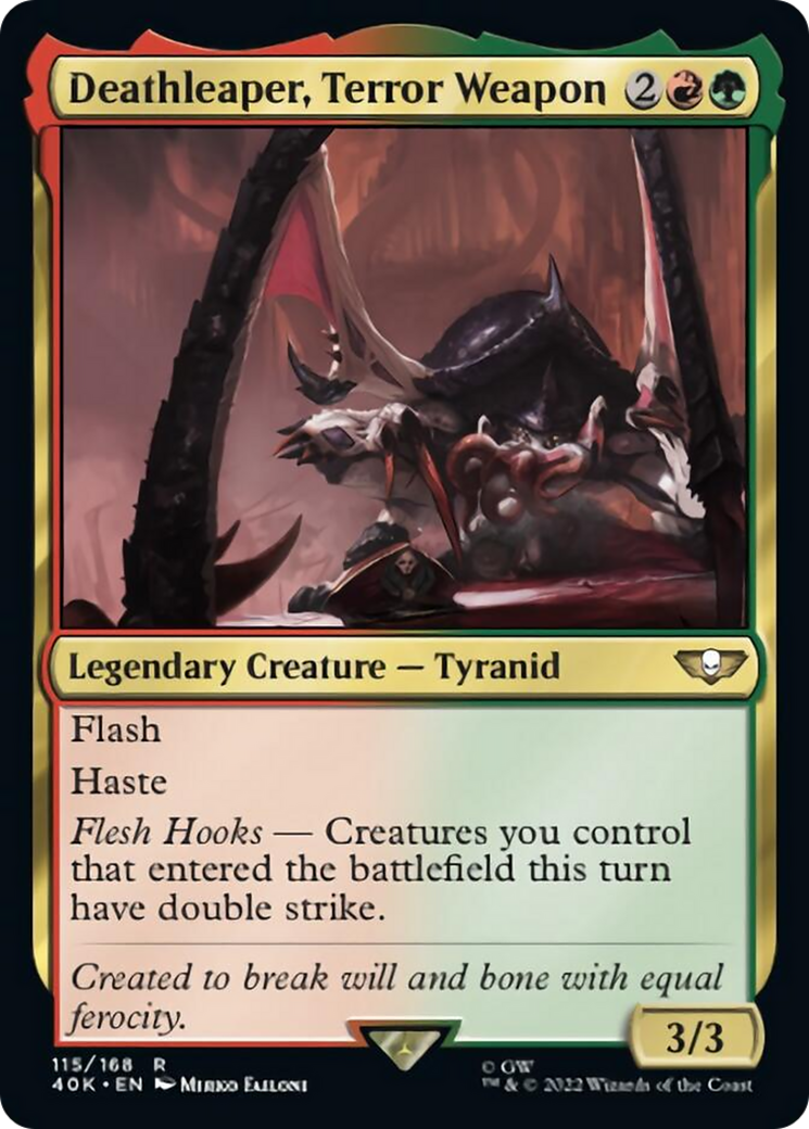 Deathleaper, Terror Weapon (Surge Foil) [Warhammer 40,000] | Jomio and Rueliete's Cards and Comics