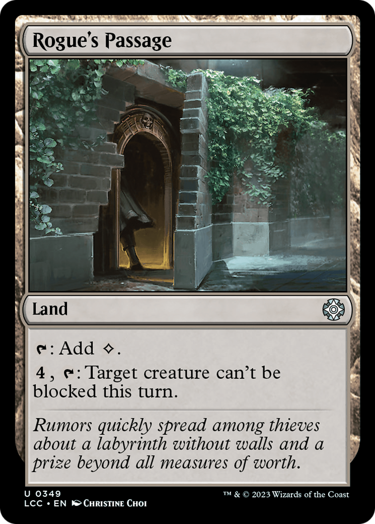 Rogue's Passage [The Lost Caverns of Ixalan Commander] | Jomio and Rueliete's Cards and Comics