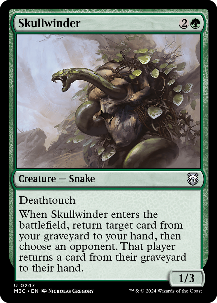 Skullwinder (Ripple Foil) [Modern Horizons 3 Commander] | Jomio and Rueliete's Cards and Comics