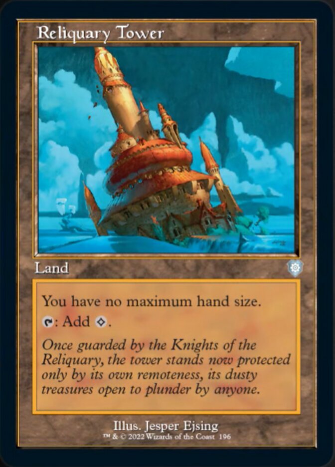 Reliquary Tower (Retro) [The Brothers' War Commander] | Jomio and Rueliete's Cards and Comics
