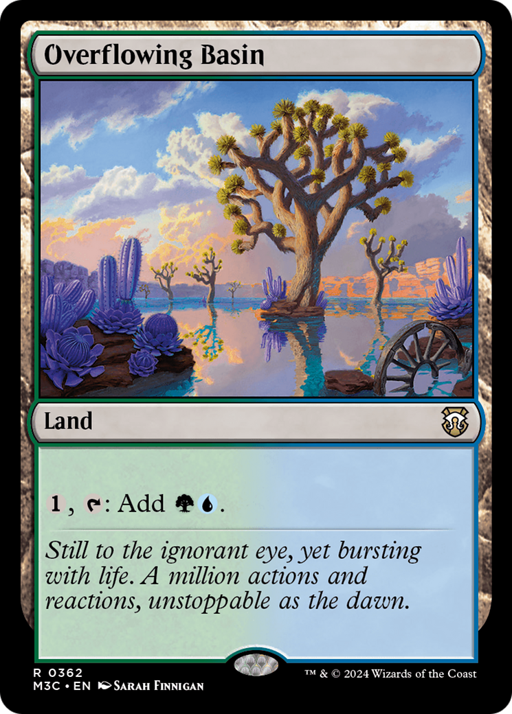 Overflowing Basin (Ripple Foil) [Modern Horizons 3 Commander] | Jomio and Rueliete's Cards and Comics