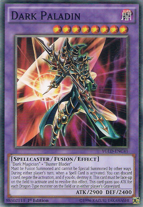Dark Paladin [YGLD-ENC41] Common | Jomio and Rueliete's Cards and Comics