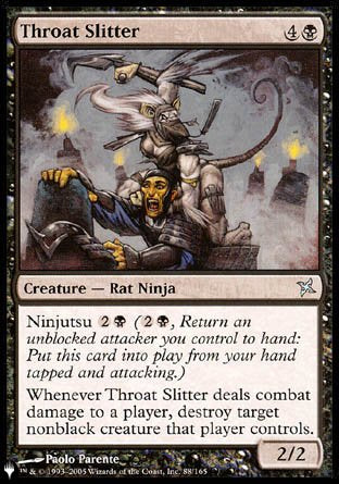 Throat Slitter [The List] | Jomio and Rueliete's Cards and Comics
