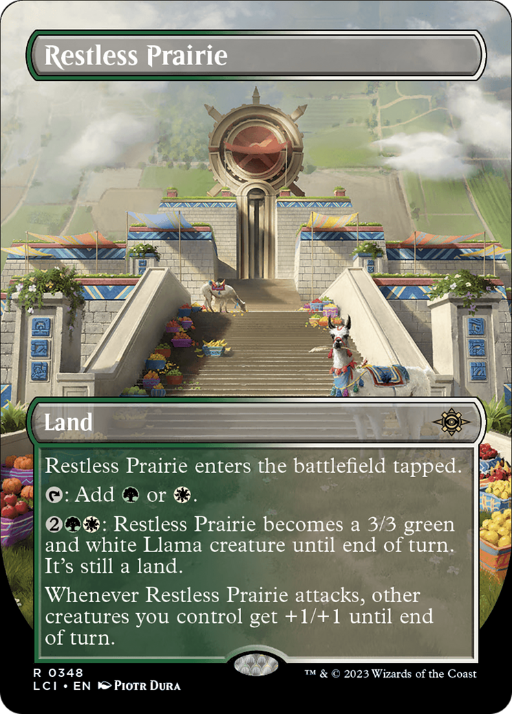 Restless Prairie (Borderless) [The Lost Caverns of Ixalan] | Jomio and Rueliete's Cards and Comics