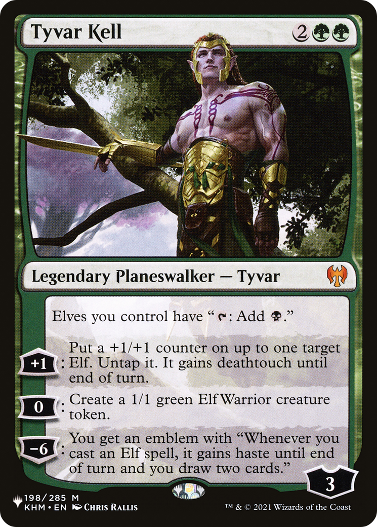 Tyvar Kell [The List] | Jomio and Rueliete's Cards and Comics