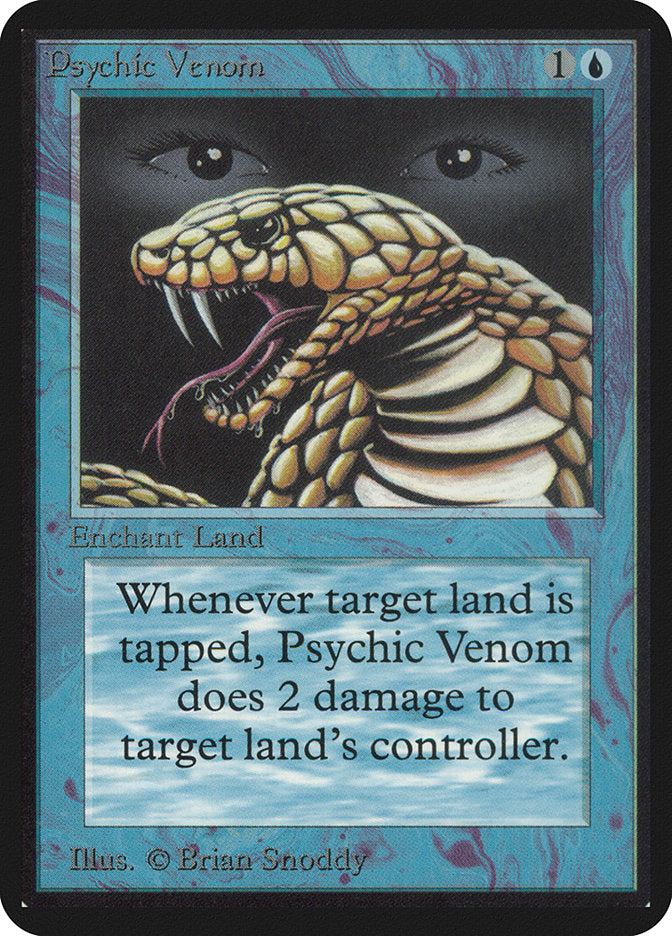 Psychic Venom [Alpha Edition] | Jomio and Rueliete's Cards and Comics