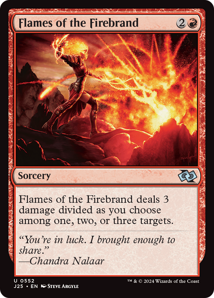 Flames of the Firebrand [Foundations Jumpstart] | Jomio and Rueliete's Cards and Comics