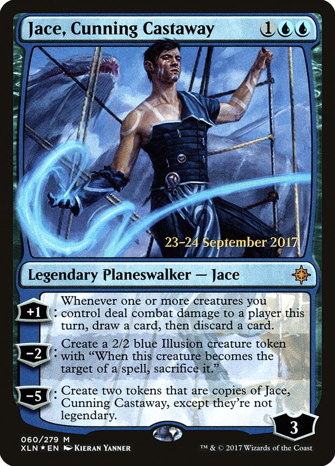 Jace, Cunning Castaway [Ixalan Prerelease Promos] | Jomio and Rueliete's Cards and Comics