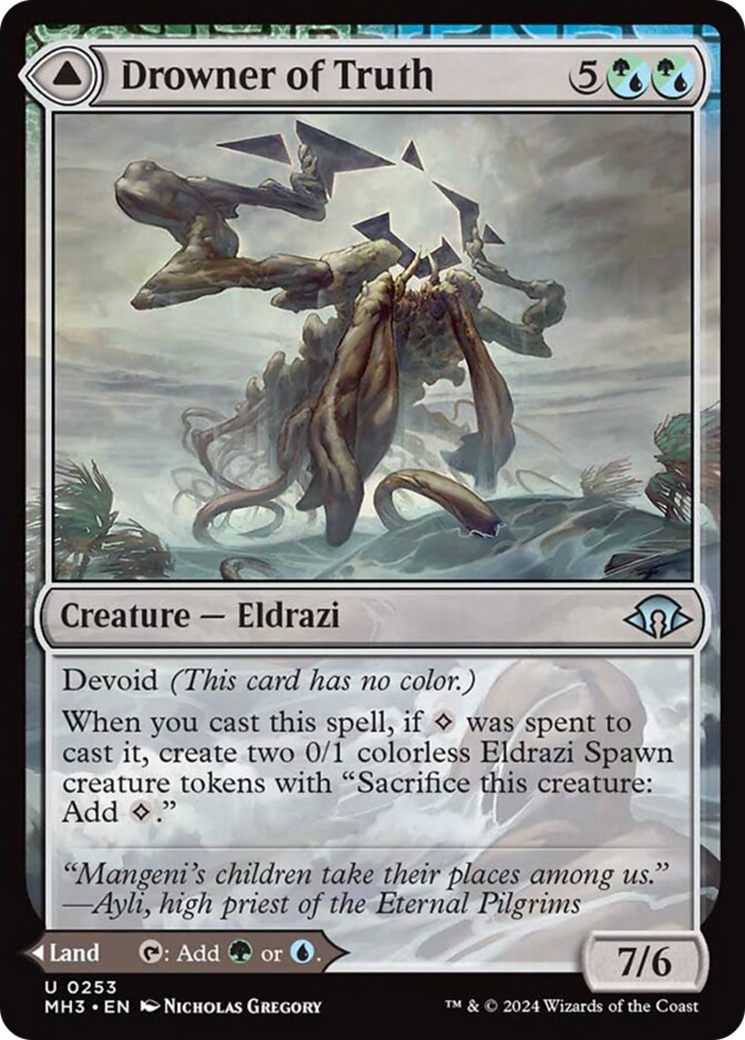 Drowner of Truth // Drowned Jungle [Modern Horizons 3] | Jomio and Rueliete's Cards and Comics