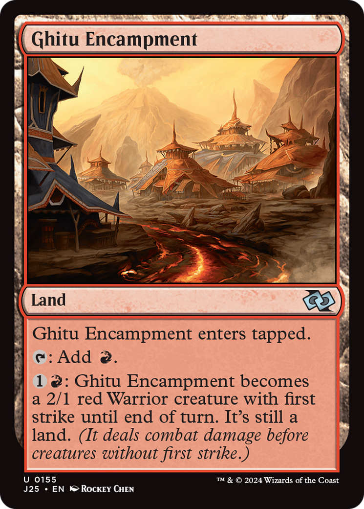 Ghitu Encampment [Foundations Jumpstart] | Jomio and Rueliete's Cards and Comics