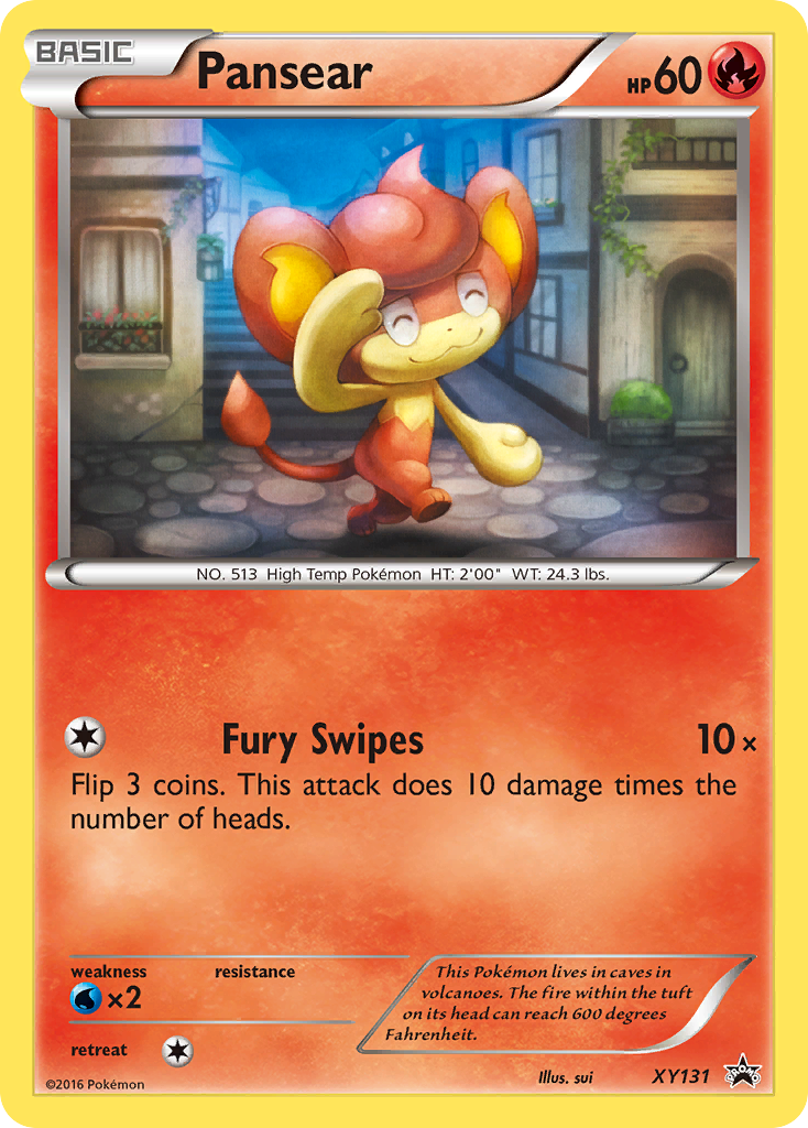 Pansear (XY131) [XY: Black Star Promos] | Jomio and Rueliete's Cards and Comics
